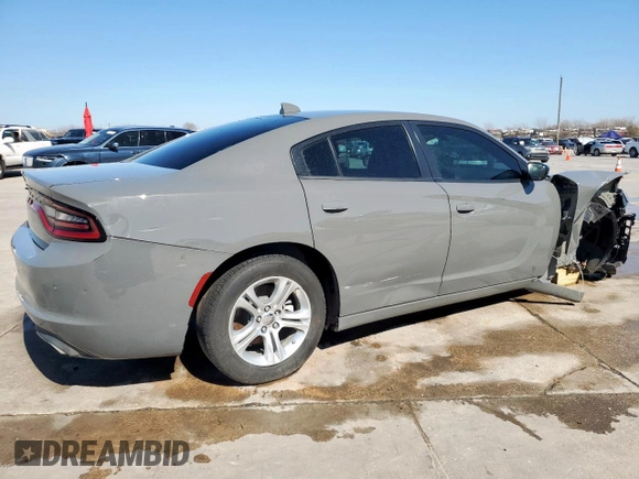 2023 Dodge Charger SXT with VIN 2C3CDXBG2PH702853, listed as a Copart auction lot 45122365 with 31,510 mi miles and Clean Title. Bid and sale history available at DreamBid. Image 3.