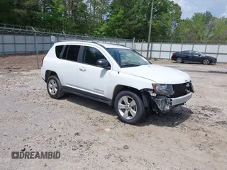 2016 Jeep Compass Sport with VIN 1C4NJCBA0GD742797, listed as a IAAI auction lot 42177186 with 128,665 mi miles and . Bid and sale history available at DreamBid. Image 1.