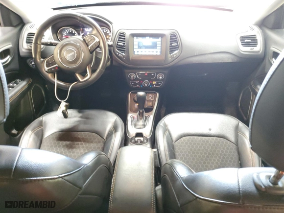 2020 Jeep Compass Latitude with VIN 3C4NJDBB4LT116110, listed as a Copart auction lot 49856535 with 43,782 mi miles and Salvage Title. Bid and sale history available at carsss.com. Image 8.