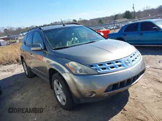 2004 Nissan Murano SL with VIN JN8AZ08T24W221583, listed as a IAAI auction lot 41693589 with 216,465 mi miles and . Bid and sale history available at DreamBid. Image 1.