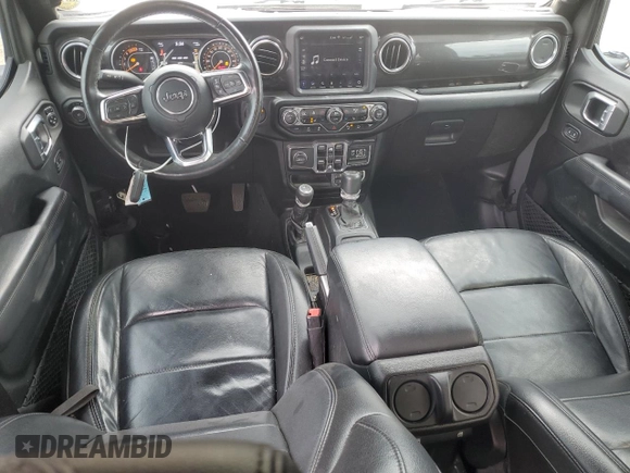 2020 Jeep Wrangler Unlimited Sahara with VIN 1C4HJXEM1LW202755, listed as a Copart auction lot 71248044 with 76,730 mi miles and Salvage Title. Bid and sale history available at carsss.com. Image 8.