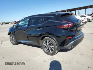 2024 Nissan Murano SL z VIN 5N1AZ2CJ0RC113044, wystawiony jako Copart lot #80896484 z przebiegiem 14 502 mil mil oraz Szkoda całkowita • Salvage title. Historia ofert i sprzedaży dostępna na DreamBid. Obrazek 2.
