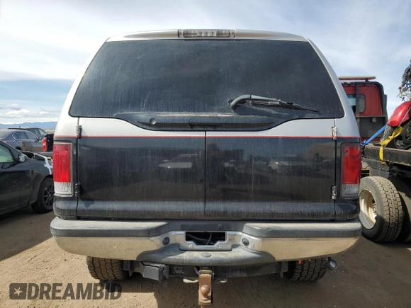 2003 Ford Excursion XLT with VIN 1FMSU41F63EA91902, listed as a Copart auction lot 50098155 with 252,972 mi miles and Salvage title. Bid and sale history available at DreamBid. Image 6.