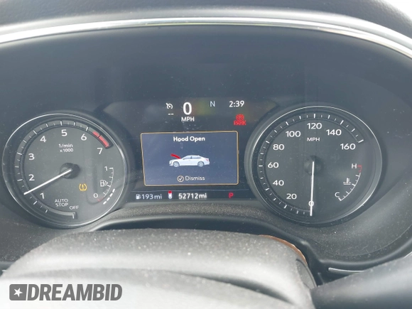 2020 Cadillac CT5 Premium Luxury with VIN 1G6DT5RK7L0141035, listed as a IAAI auction lot 41849703 with 52,712 mi miles and . Bid and sale history available at DreamBid. Image 7.