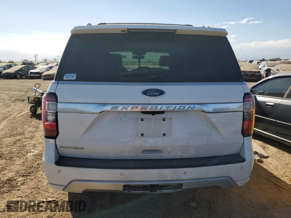 2020 Ford Expedition Platinum with VIN 1FMJU1MT3LEA44368, listed as a Copart auction lot 73196644 with 76,256 mi miles and Salvage Title. Bid and sale history available at carsss.com. Image 6.