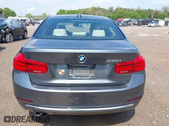 2017 BMW 3 Series 330i with VIN WBA8B9G37HNU55487, listed as a IAAI auction lot 41990068 with 50,418 mi miles. Bid and sale history available at carsss.com. Image 16.