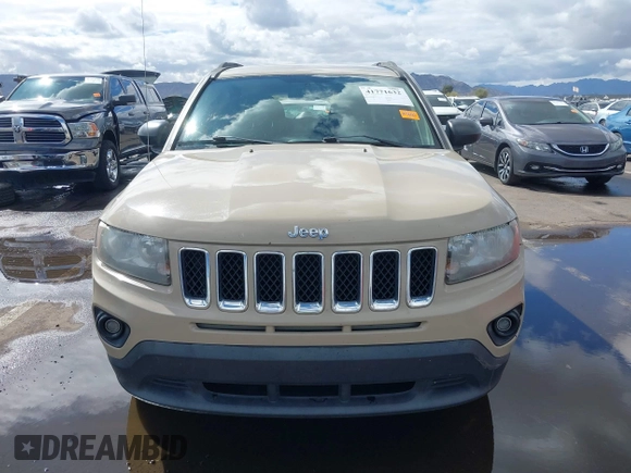 2017 Jeep Compass Sport with VIN 1C4NJCBA8HD187079, listed as a IAAI auction lot 41771632 with 202,484 mi miles and . Bid and sale history available at carsss.com. Image 13.