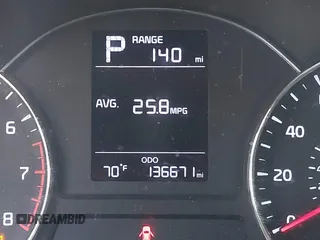 2017 Kia Forte LX with VIN 3KPFK4A70HE052223, listed as a IAAI auction lot 42036382 with 136,671 mi miles. Bid and sale history available at carsss.com. Image 15.