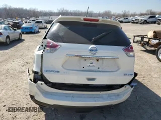 2016 Nissan Rogue SL with VIN 5N1AT2MV7GC853349, listed as a Copart auction lot 48502135 with Not Provided miles and Salvage Title. Bid and sale history available at DreamBid. Image 6.