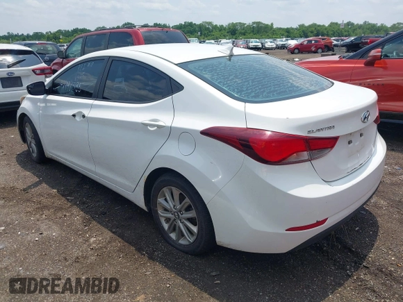 2014 Hyundai Elantra SE z VIN 5NPDH4AE3EH465796, wystawiony jako IAAI lot #42448535 z przebiegiem 187 853 mil mil oraz . Historia ofert i sprzedaży dostępna na DreamBid. Obrazek 3.