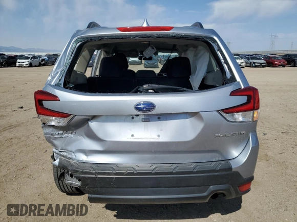 2021 Subaru Forester with VIN JF2SKADC2MH584181, listed as a Copart auction lot 55458855 with 52,148 mi miles and Salvage title. Bid and sale history available at DreamBid. Image 6.