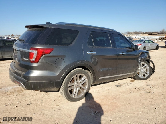 2016 Ford Explorer Limited with VIN 1FM5K7FHXGGC33032, listed as a Copart auction lot 46241885 with 126,146 mi miles and Salvage Title. Bid and sale history available at carsss.com. Image 3.