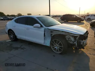 2022 Genesis G70 3.3T with VIN KMTG54TE0NU082165, listed as a Copart auction lot 68529454 with 33,500 mi miles and Salvage Title. Bid and sale history available at carsss.com. Image 4.