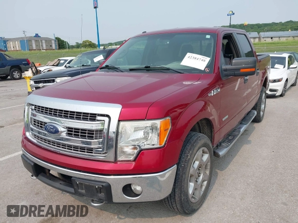 2013 Ford F-150 XL with VIN 1FTFW1ET0DFC26401, listed as a IAAI auction lot 42384748 with 154,075 mi miles and . Bid and sale history available at DreamBid. Image 2.