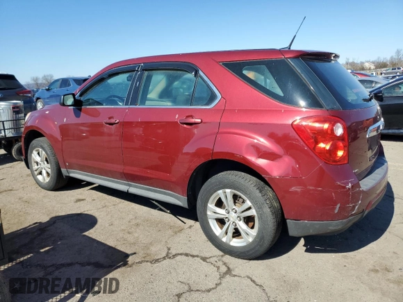 2010 Chevrolet Equinox LS with VIN 2CNFLCEW5A6209562, listed as a Copart auction lot 47591735 with 138,523 mi miles and Clean Title. Bid and sale history available at carsss.com. Image 2.