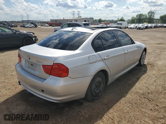 2011 BMW 3 Series 328i xDrive with VIN WBAPK5G57BNN31318, listed as a Copart auction lot 61127785 with Not provided miles and Salvage title. Bid and sale history available at DreamBid. Image 3.