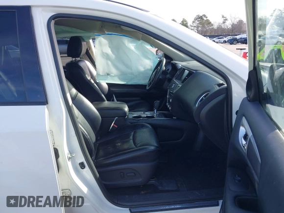 2018 Nissan Pathfinder S with VIN 5N1DR2MN9JC623167, listed as a IAAI auction lot 41606513 with 127,582 mi miles and . Bid and sale history available at DreamBid. Image 5.