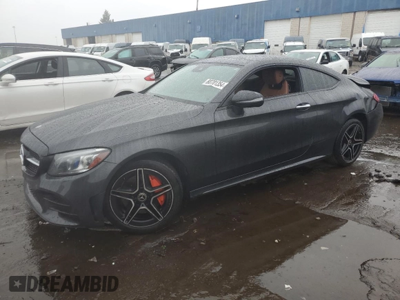 2019 Mercedes-Benz C 300 with VIN WDDWJ8EB4KF931378, listed as a Copart auction lot 80701354 with 49,780 mi miles and Salvage Title. Bid and sale history available at DreamBid. Image 1.