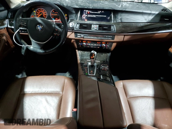 2015 BMW 5 Series 535d xDrive with VIN WBAFV3C55FD686510, listed as a Copart auction lot 51404955 with 160,341 mi miles and Salvage title. Bid and sale history available at DreamBid. Image 8.