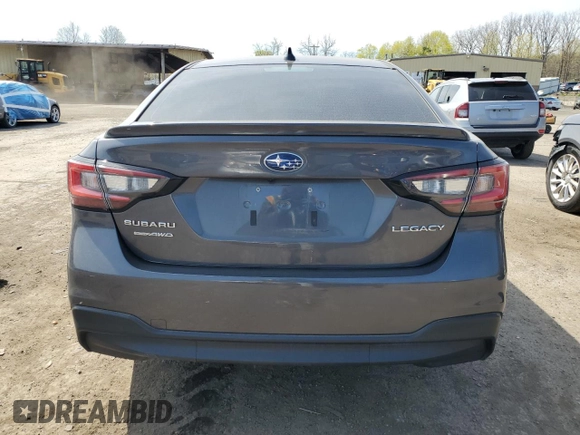 2021 Subaru Legacy with VIN 4S3BWAB63M3003851, listed as a Copart auction lot 54211325 with 36,124 mi miles and Salvage title. Bid and sale history available at DreamBid. Image 6.