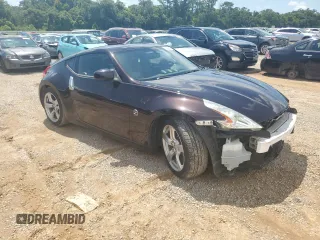 2012 Nissan 370Z Touring with VIN JN1AZ4EH9CM561796, listed as a Copart auction lot 60938314 with 59,011 mi miles and Salvage Title. Bid and sale history available at carsss.com. Image 4.