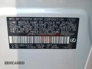 2025 Lexus IS 350 F Sport z VIN JTHGZ1E24S5038257, wystawiony jako Copart lot #59392785 z przebiegiem 2 007 mil mil oraz Czysty tytuł • Clean title. Historia ofert i sprzedaży dostępna na DreamBid. Obrazek 12.
