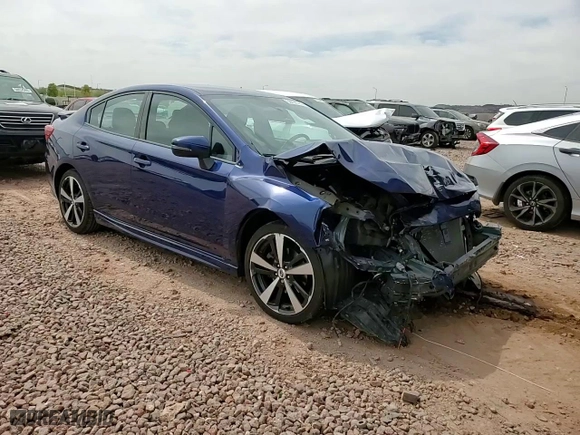 2017 Subaru Impreza Sport with VIN 4S3GKAK68H3616961, listed as a Copart auction lot 50838185 with 54,624 mi miles and Salvage Title. Bid and sale history available at carsss.com. Image 11.