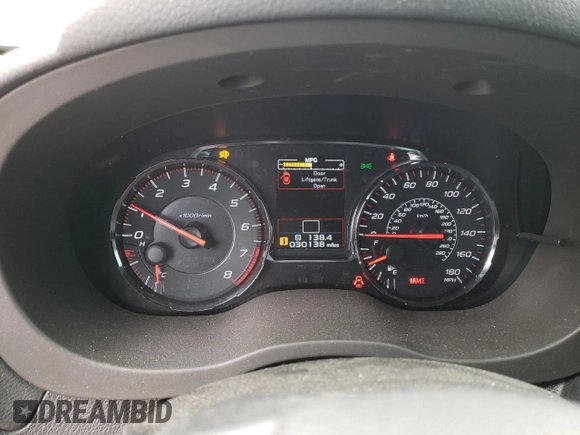 2019 Subaru WRX Limited with VIN JF1VA1J62K9800721, listed as a Copart auction lot 72238752 with 30,138 mi miles. Bid and sale history available at carsss.com. Image 9.