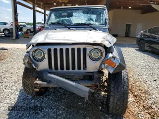 2002 Jeep Wrangler Sport with VIN 1J4FA49S42P720277, listed as a Copart auction lot 55856135 with Not provided miles and Salvage title. Bid and sale history available at DreamBid. Image 5.