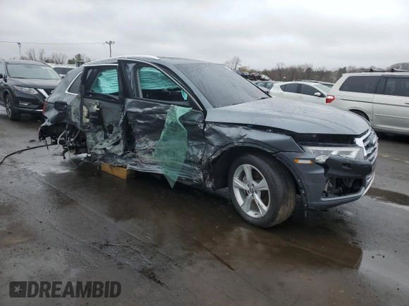 2020 Audi Q5 Prestige with VIN WA1CNAFY0L2091114, listed as a Copart auction lot 49658265 with Not provided miles and Salvage title. Bid and sale history available at DreamBid. Image 4.