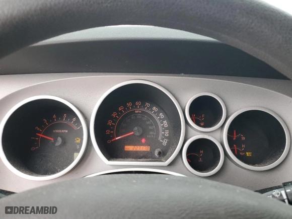 2007 Toyota Tundra SR5 with VIN 5TBRU54117S450543, listed as a Copart auction lot 46367835 with 227,178 mi miles and Salvage Title. Bid and sale history available at carsss.com. Image 9.