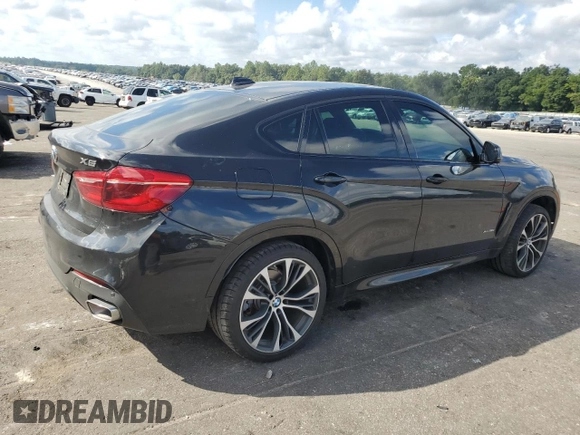 2019 BMW X6 xDrive35i with VIN 5UXKU2C59K0Z63092, listed as a Copart auction lot 72913844 with 62,189 mi miles and Salvage Title. Bid and sale history available at carsss.com. Image 3.