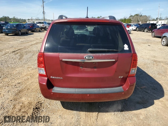 2014 Kia Sedona EX with VIN KNDMH4C75E6588878, listed as a Copart auction lot 45893185 with 109,464 mi miles and Salvage Title. Bid and sale history available at carsss.com. Image 6.