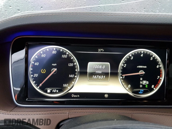 2014 Mercedes-Benz S 550 z VIN WDDUG8FB6EA022712, wystawiony jako Copart lot #47696995 z przebiegiem 167 631 mil mil oraz Czysty tytuł • Clean title. Historia ofert i sprzedaży dostępna na DreamBid. Obrazek 9.