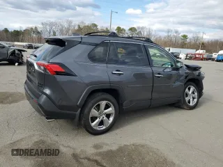2020 Toyota RAV4 Hybrid Limited with VIN JTMDWRFV9LD066664, listed as a Copart auction lot 50167245 with 25,348 mi miles and Salvage Title. Bid and sale history available at carsss.com. Image 3.