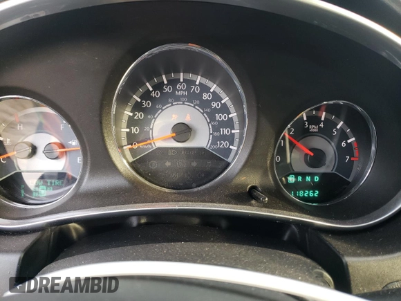 2012 Chrysler 200 Limited with VIN 1C3CCBCG8CN122366, listed as a Copart auction lot 42040475 with 118,262 mi miles and Salvage Title. Bid and sale history available at DreamBid. Image 9.