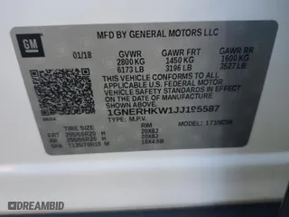 2018 Chevrolet Traverse LT Leather with VIN 1GNERHKW1JJ195587, listed as a Copart auction lot 77766834 with 98,711 mi miles and Salvage Title. Bid and sale history available at carsss.com. Image 14.