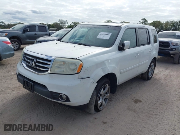 2013 Honda Pilot EX-L with VIN 5FNYF3H70DB043832, listed as a IAAI auction lot 40880885 with 250,712 mi miles and . Bid and sale history available at DreamBid. Image 2.