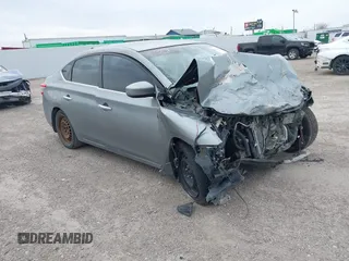 2013 Nissan Sentra SV with VIN 3N1AB7AP9DL653733, listed as a IAAI auction lot 41730100 with Not Provided miles and . Bid and sale history available at DreamBid. Image 1.