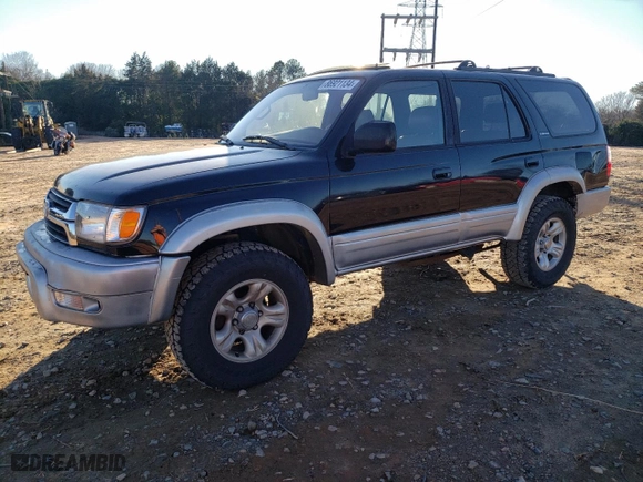 2001 Toyota 4Runner Limited with VIN JT3HN87R710336774, listed as a Copart auction lot 86921134 with 188,348 mi miles and Salvage Title. Bid and sale history available at carsss.com. Image 1.