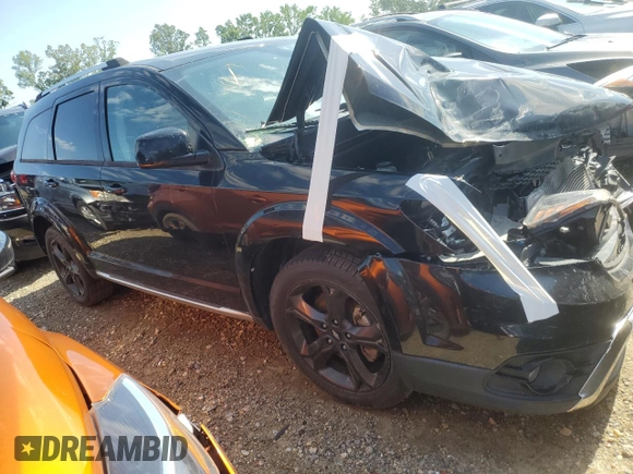 2019 Dodge Journey Crossroad with VIN 3C4PDCGB1KT751593, listed as a Copart auction lot 52090495 with 94,438 mi miles and Salvage Title. Bid and sale history available at DreamBid. Image 4.