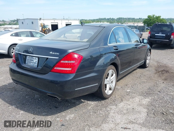 2012 Mercedes-Benz S 550 with VIN WDDNG9EBXCA438416, listed as a IAAI auction lot 42238052 with 161,589 mi miles and . Bid and sale history available at DreamBid. Image 4.