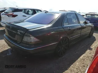 2004 Mercedes-Benz S 55 AMG with VIN WDBNG74J24A422606, listed as a Copart auction lot 74218554 with Not Provided miles and Non Repairable. Bid and sale history available at DreamBid. Image 3.