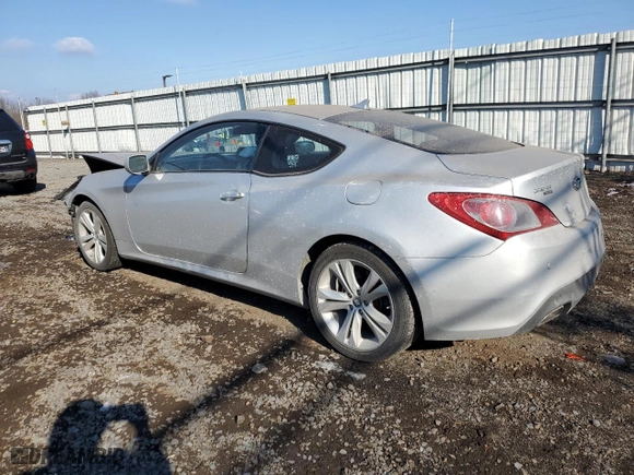 2010 Hyundai Genesis Coupe Premium with VIN KMHHT6KD4AU014468, listed as a Copart auction lot 89166625 with 108,229 mi miles and Salvage Title. Bid and sale history available at carsss.com. Image 2.