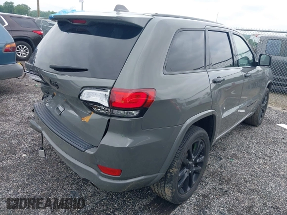 2021 Jeep Grand Cherokee Laredo E with VIN 1C4RJFAG1MC655503, listed as a IAAI auction lot 42387765 with 38,423 mi miles and . Bid and sale history available at DreamBid. Image 4.