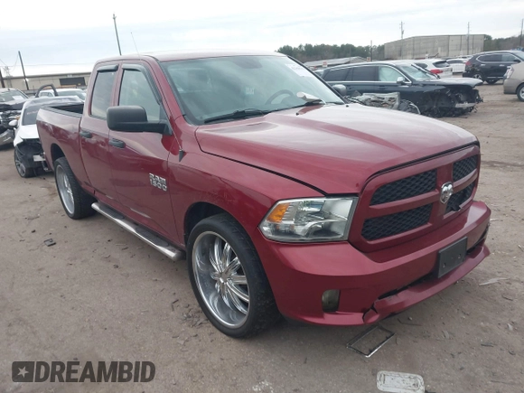 2014 Ram 1500 Tradesman with VIN 1C6RR6FG4ES454808, listed as a IAAI auction lot 41368359 with 233,684 mi miles and . Bid and sale history available at DreamBid. Image 1.