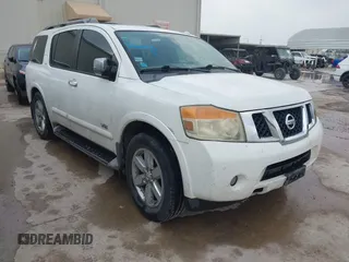 2009 Nissan Armada SE z VIN 5N1BA08D59N607598, wystawiony jako IAAI lot #42305997 z przebiegiem 251 188 mil mil oraz . Historia ofert i sprzedaży dostępna na DreamBid. Obrazek 1.