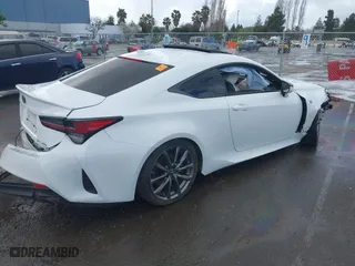 2022 Lexus RC with VIN JTHGZ5BC3N5026089, listed as a IAAI auction lot 41813596 with 42,122 mi miles. Bid and sale history available at carsss.com. Image 4.