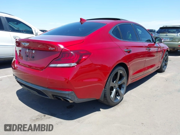 2019 Genesis G70 Advanced with VIN KMTG44LA7KU034108, listed as a IAAI auction lot 42478587 with 40,611 mi miles and . Bid and sale history available at DreamBid. Image 4.
