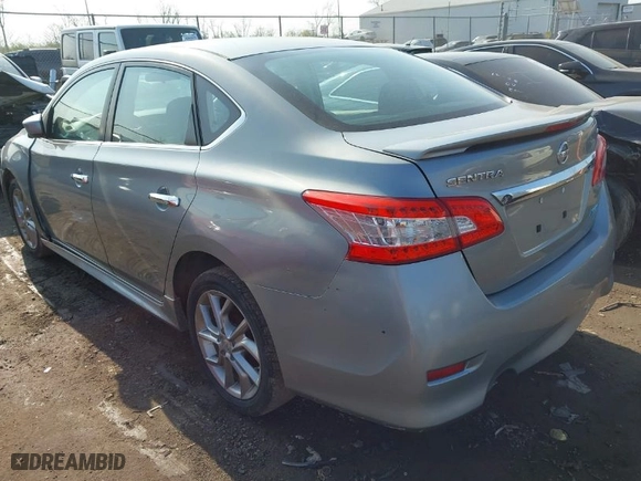 2013 Nissan Sentra SV with VIN 3N1AB7AP5DL693713, listed as a IAAI auction lot 42078628 with 116,484 mi miles. Bid and sale history available at carsss.com. Image 3.